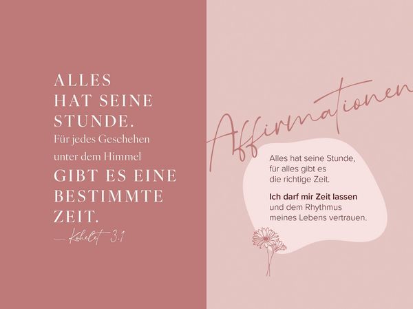 Produktbild: Mit biblischen Affirmationen gest&auml;rkt durch den Tag