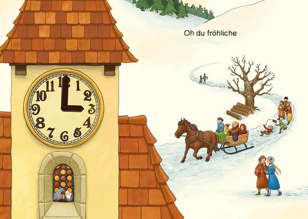 Produktbild: Die sch&ouml;nsten Weihnachtslieder. Das Soundbuch mit Musik zum Anh&ouml;ren und Mitsingen f&uuml;r Senioren mit Demenz.