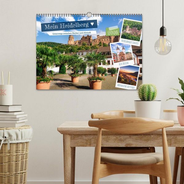 Produktbild: Mein Heidelberg - Unterwegs zwischen Neckar und Altstadt (Wandkalender 2026 DIN A3 quer), CALVENDO Monatskalender