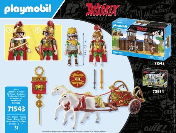 Produktbild: PLAYMOBIL 71543 Asterix: R&ouml;mischer Streitwagen
