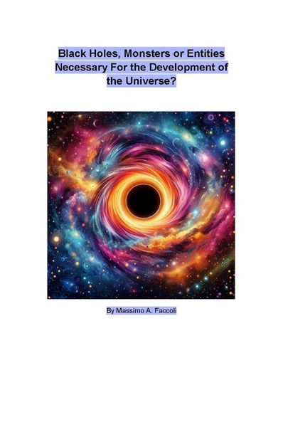 Produktbild: Black Holes, Honsters Or Entities Necessary For the Development Of the Universe? (Bidimentional time, #5)