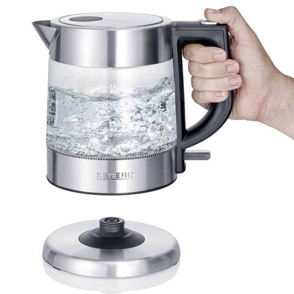 Produktbild: Severin WK 3468 Wasserkocher Edelstahl Fassungsverm&ouml;gen: 1l