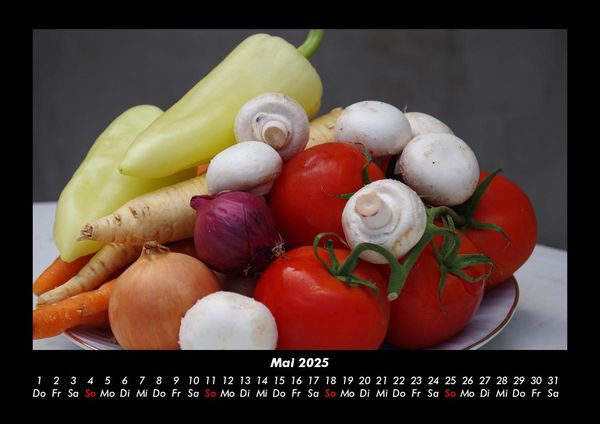 Produktbild: Gem&uuml;sekalender 2025 Fotokalender DIN A3