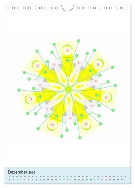 Produktbild: Transluzent-Mandalas (Wandkalender 2026 DIN A4 hoch), CALVENDO Monatskalender