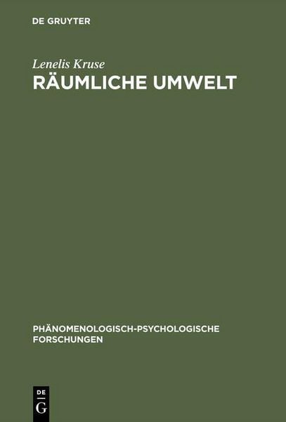Produktbild: R&auml;umliche Umwelt