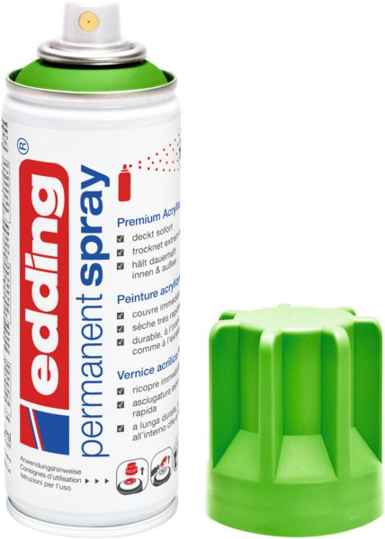 Produktbild: 5200 Permanent Spray, gelbgr&uuml;n matt, 200ml Premium Acryllack