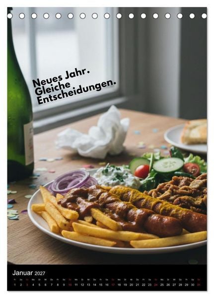 Produktbild: Taxi-Teller-Kalender (Tischkalender 2027 DIN A5 hoch), CALVENDO Monatskalender
