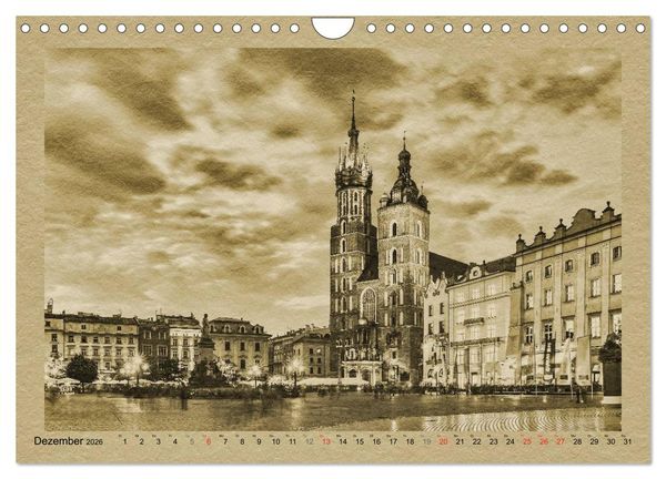 Produktbild: Polen &ndash; Ein Kalender im Zeitungsstil (Wandkalender 2026 DIN A4 quer), CALVENDO Monatskalender