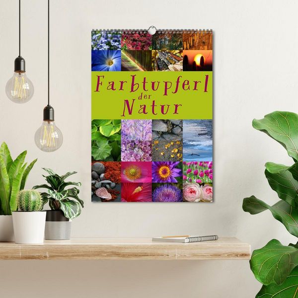 Produktbild: Farbtupferl der Natur (Wandkalender 2026 DIN A3 hoch), CALVENDO Monatskalender