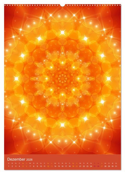 Produktbild: Lichtvolle Mandalas (Wandkalender 2026 DIN A2 hoch), CALVENDO Monatskalender