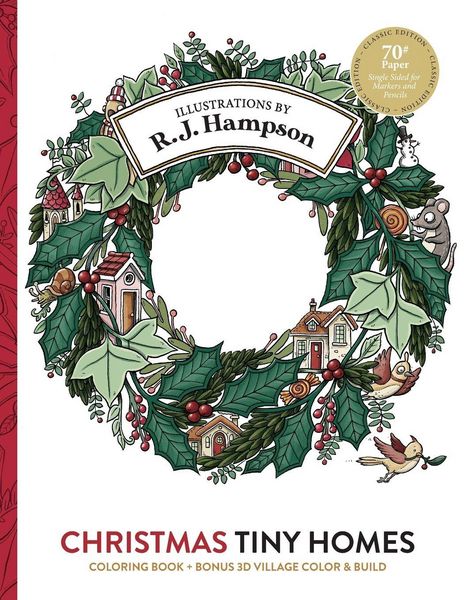Produktbild: Christmas Tiny Homes Coloring Book