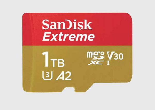 Produktbild: SanDisk Extreme microSDXC-Karte 1024 GB Class 10, UHS-I, v30 Video Speed Class sto&szlig;sicher, Wasserdicht