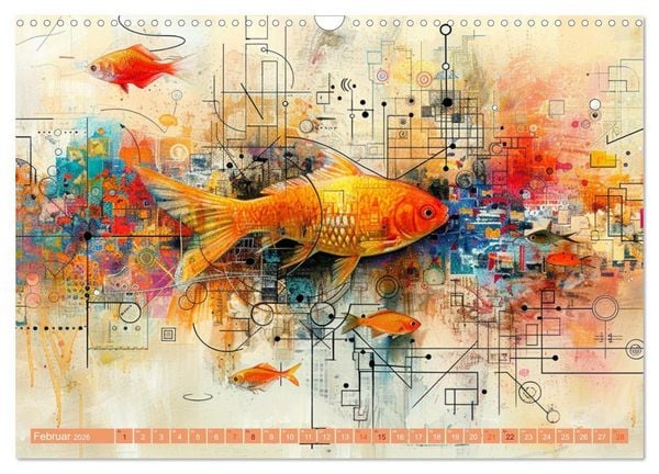 Produktbild: Nu abba Budder bei die Fische! (Wandkalender 2026 DIN A3 quer), CALVENDO Monatskalender