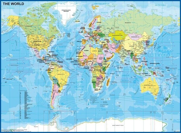 Produktbild: Puzzle Ravensburger Die Welt 200 Teile XXL