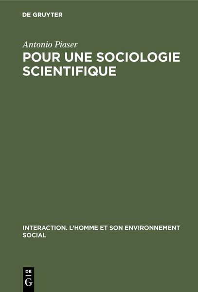 Produktbild: Pour une sociologie scientifique