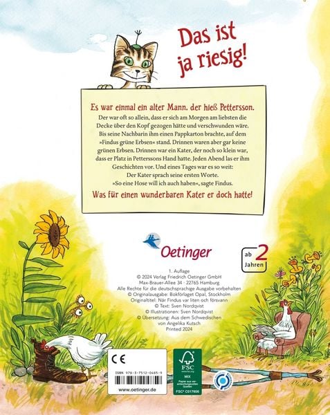 Pettersson und Findus. Wie Findus zu Pettersson kam