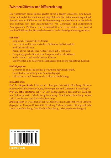 Produktbild: Zwischen Differenz und Differenzierung