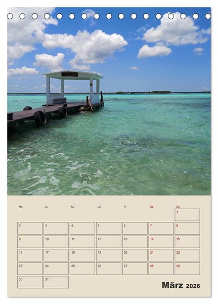 Produktbild: Mexiko Yucat&aacute;n Terminplaner (Tischkalender 2026 DIN A5 hoch), CALVENDO Monatskalender