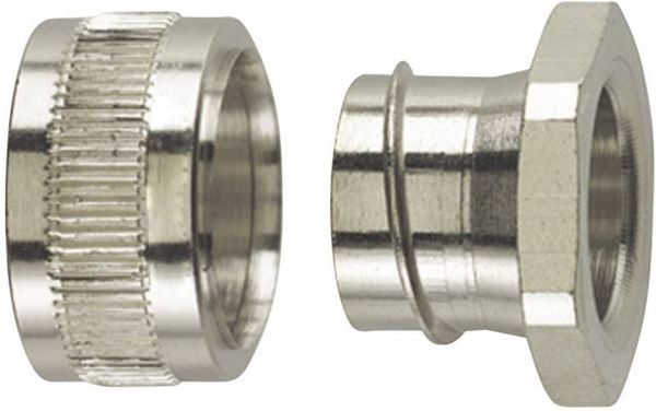 Produktbild: HellermannTyton 166-31203 PCS20-PC Endverschluss Metall M20 16.90mm Gerade 1St.