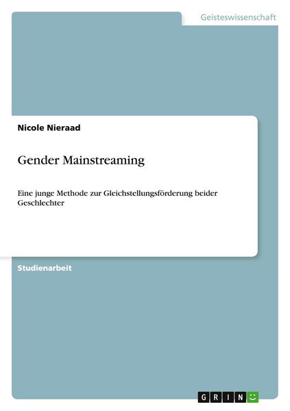 Produktbild: Gender Mainstreaming