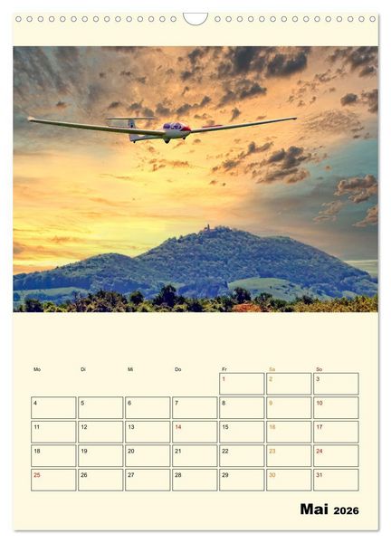 Produktbild: Segelfliegen - dem Himmel ganz nah (Wandkalender 2026 DIN A3 hoch), CALVENDO Monatskalender