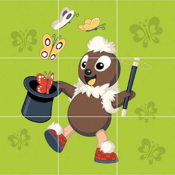 Produktbild: Tr&ouml;tsch Unser Sandm&auml;nnchen Bilderw&uuml;rfel Pittiplatsch Holz