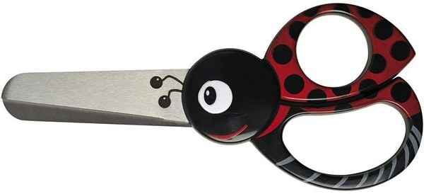 FISKARS Kinder Tierschere Marienkäfer
