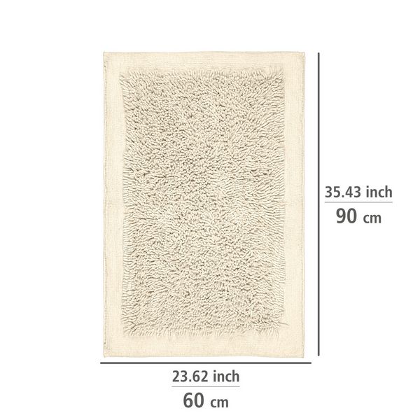 Produktbild: Badematte Mod. Sidyma Beige, aus 100 % zertifizierter Bio-Baumwolle