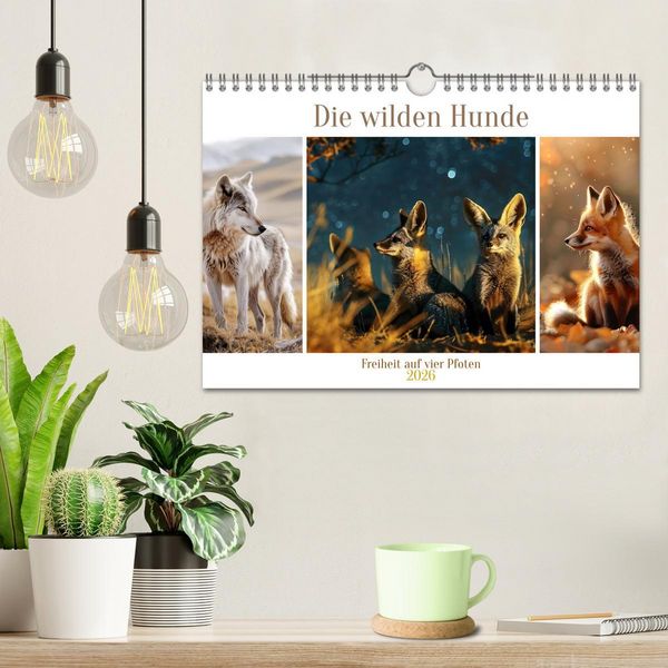 Produktbild: Die wilden Hunde (Wandkalender 2026 DIN A4 quer), CALVENDO Monatskalender