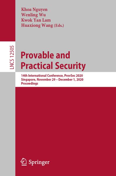 Produktbild: Provable and Practical Security