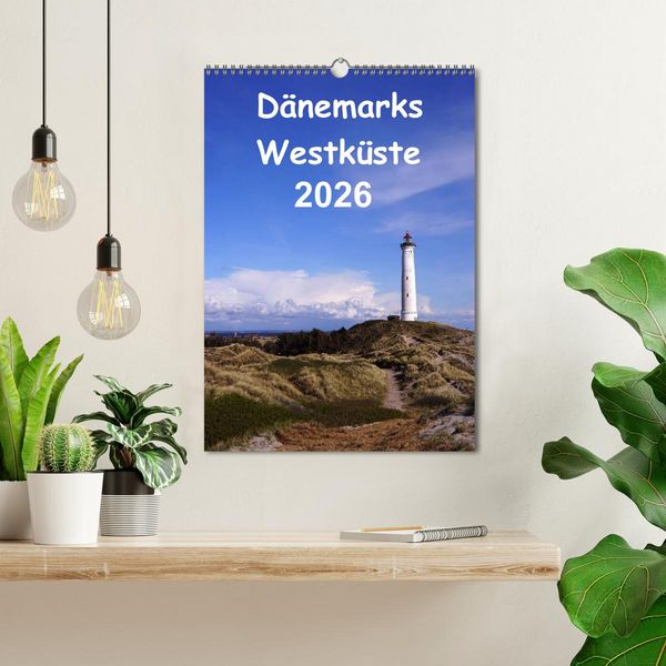 Produktbild: D&auml;nemarks Westk&uuml;ste 2026 (Wandkalender 2026 DIN A3 hoch), CALVENDO Monatskalender