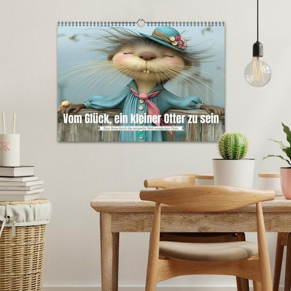 Produktbild: Vom Gl&uuml;ck, ein kleiner Otter zu sein (Wandkalender 2027 DIN A3 quer), CALVENDO Monatskalender