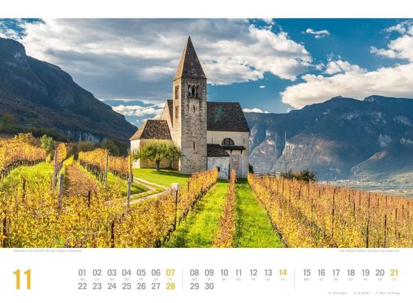 Produktbild: S&uuml;dtirol ReiseLust Kalender 2027 | von Bozen bis zu den drei Zinnen