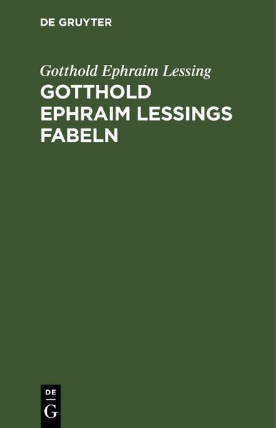 Produktbild: Gotthold Ephraim Lessings Fabeln