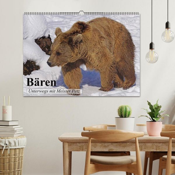 Produktbild: B&auml;ren. Unterwegs mit Meister Petz (Wandkalender 2026 DIN A2 quer), CALVENDO Monatskalender