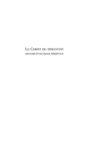 Produktbild: Christ du dimanche: histoire d'une image