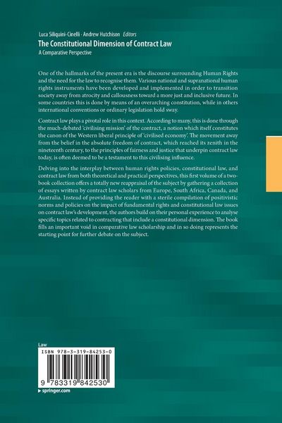 Produktbild: The Constitutional Dimension of Contract Law