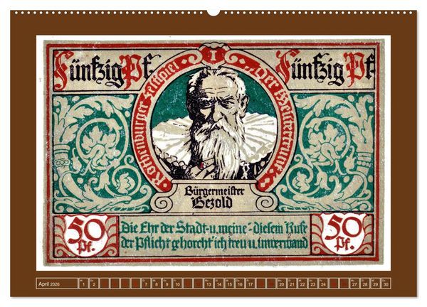 Produktbild: Gru&szlig; aus Rothenburg ob der Tauber (Wandkalender 2026 DIN A2 quer), CALVENDO Monatskalender