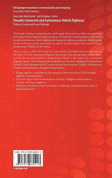 Produktbild: Towards Connected and Autonomous Vehicle Highways