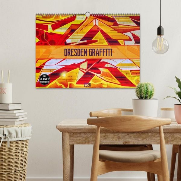 Produktbild: Dresden Graffiti (Wandkalender 2026 DIN A3 quer), CALVENDO Monatskalender