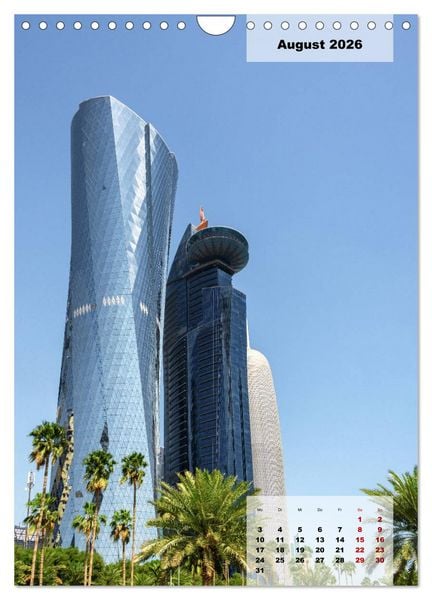 Produktbild: Doha Leuchtende Hauptstadt von Katar (Wandkalender 2026 DIN A4 hoch), CALVENDO Monatskalender