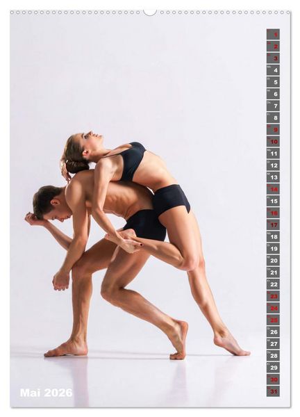 Produktbild: Sinneseindruck Ballett (Wandkalender 2026 DIN A2 hoch), CALVENDO Monatskalender