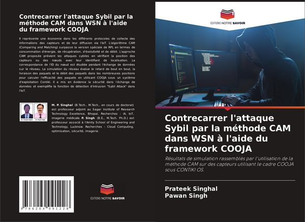Produktbild: Contrecarrer l'attaque Sybil par la m&eacute;thode CAM dans WSN &agrave; l'aide du framework COOJA