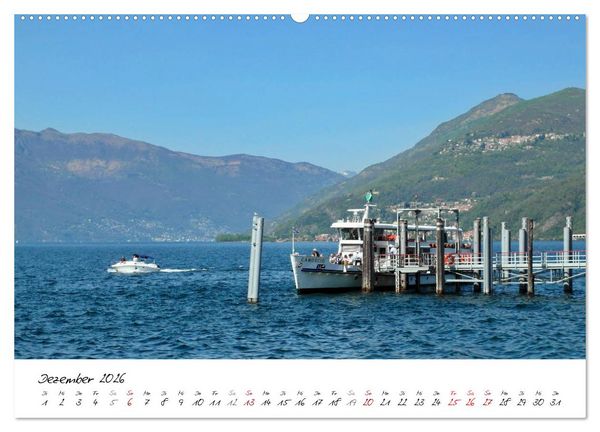 Produktbild: Motive rund um den See Lago Maggiore (Wandkalender 2026 DIN A2 quer), CALVENDO Monatskalender