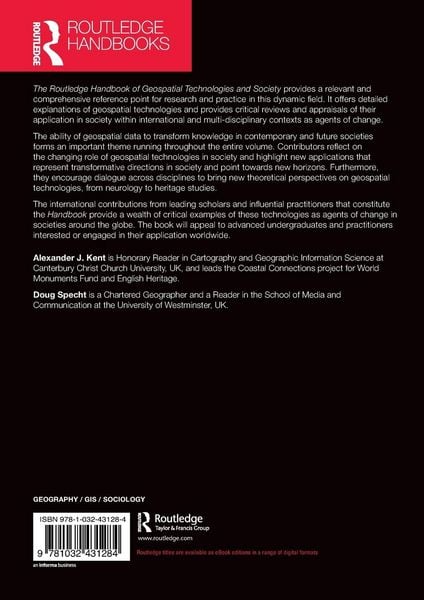 Produktbild: The Routledge Handbook of Geospatial Technologies and Society