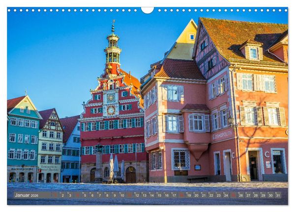 Produktbild: Historisches Esslingen am Neckar 2026 (Wandkalender 2026 DIN A3 quer), CALVENDO Monatskalender
