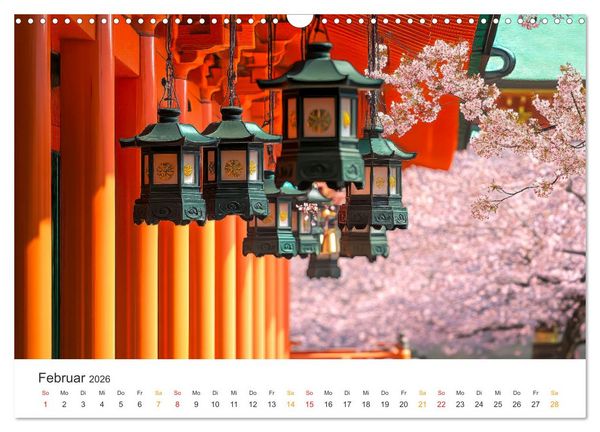 Produktbild: Japan - Tradition und Innovation (Wandkalender 2026 DIN A3 quer), CALVENDO Monatskalender