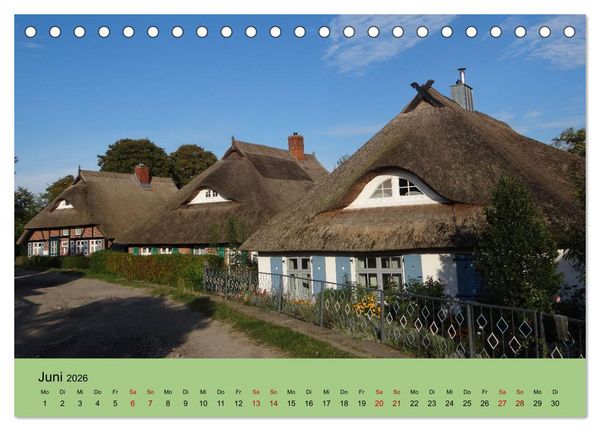 Produktbild: Ostsee von Heringsdorf bis Hiddensee (Tischkalender 2026 DIN A5 quer), CALVENDO Monatskalender