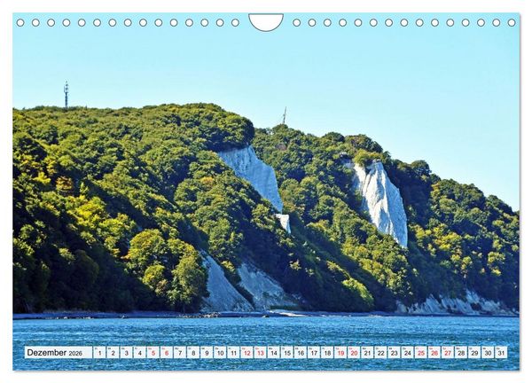 Produktbild: Sassnitz mit der Kreidek&uuml;ste (Wandkalender 2026 DIN A4 quer), CALVENDO Monatskalender