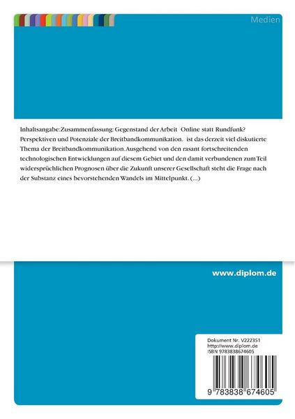 Produktbild: Online statt Rundfunk?